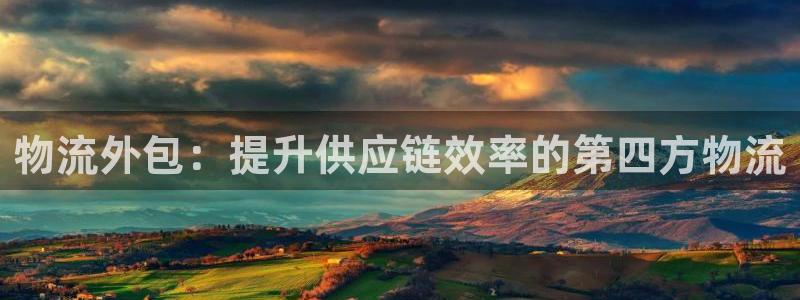 28圈注册条件：物流外包：提升供应链