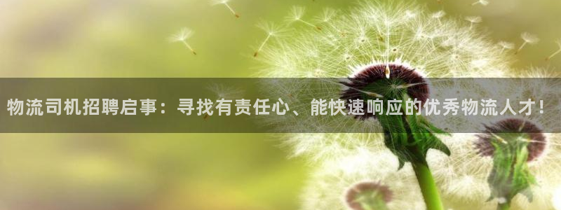 28圈怎么注册下载：物流司机招聘启事