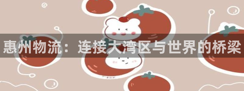 28圈游戏链接：惠州物流：连接大湾区