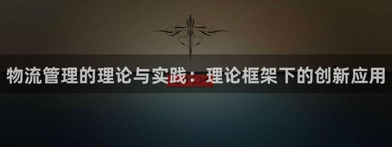 28圈app怎么注销：物流管理的理论与实践：理论框架下的创新